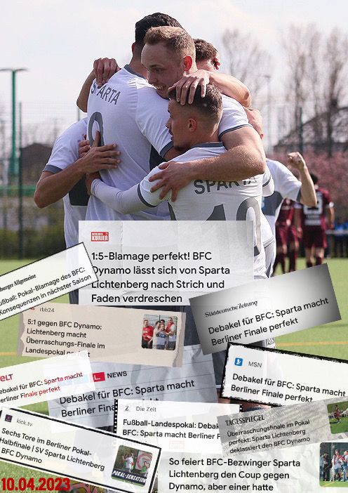 Erfolge SV Sparta 2022/23 Fussball Lichtenberg